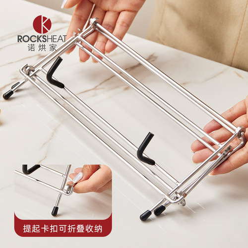 不锈钢披萨刀架摇刀具收纳架置物架切刀摇刀架比萨烘焙厨具