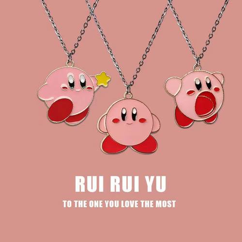 日系网红星之卡比卡通ins可爱项链吊坠情侣动漫闺蜜三件套