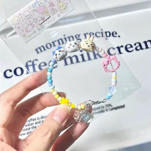可爱彩色三小只吉伊米珠串珠手链