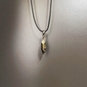 Wishing Stone项链原创小众许愿石复古男士 项链男生设计陨石高级