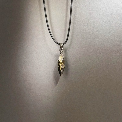 原创小众许愿石复古男士项链男生