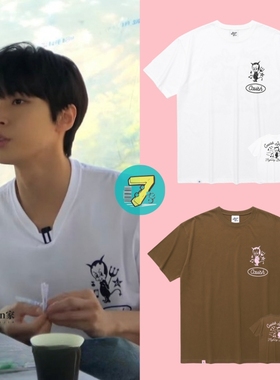 七家 韩国直邮 NCT金道英同款 CAVISH 61路SS音乐T恤 男女同款