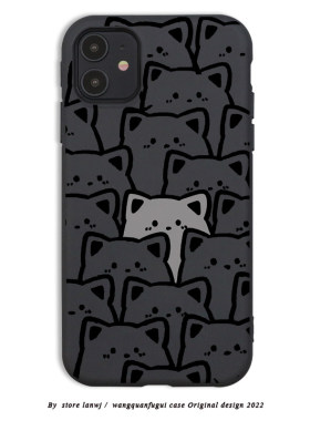 可爱黑色猫适用RealmeGT8PRO/OPPO真我neo3手机壳k5男Q2/q3卡通x7漫画Realme10pro+个性GT5pro女K7创意NEO7男