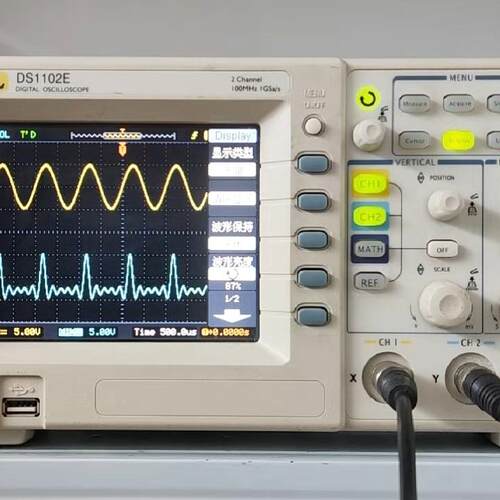 议价DS1102E RIGOL普源数字示波器 100兆彩屏双通道测量仪器维修