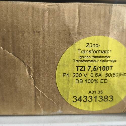 议价TZI 7.5/100T 点火变压器 Krom Schroder工业点火配件维修