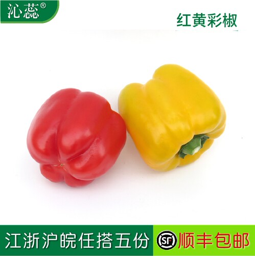 【沁蕊】新鲜彩椒圆椒450g蔬菜