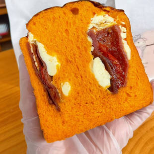 招牌常驻！番茄肉脯奶酪吐司 有盐烘焙（满百包邮）年后发货