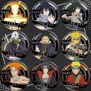 火影忍者吧唧鼬宇智波佐助鸣人斑迪达拉带土全套谷子痛包挂件徽章