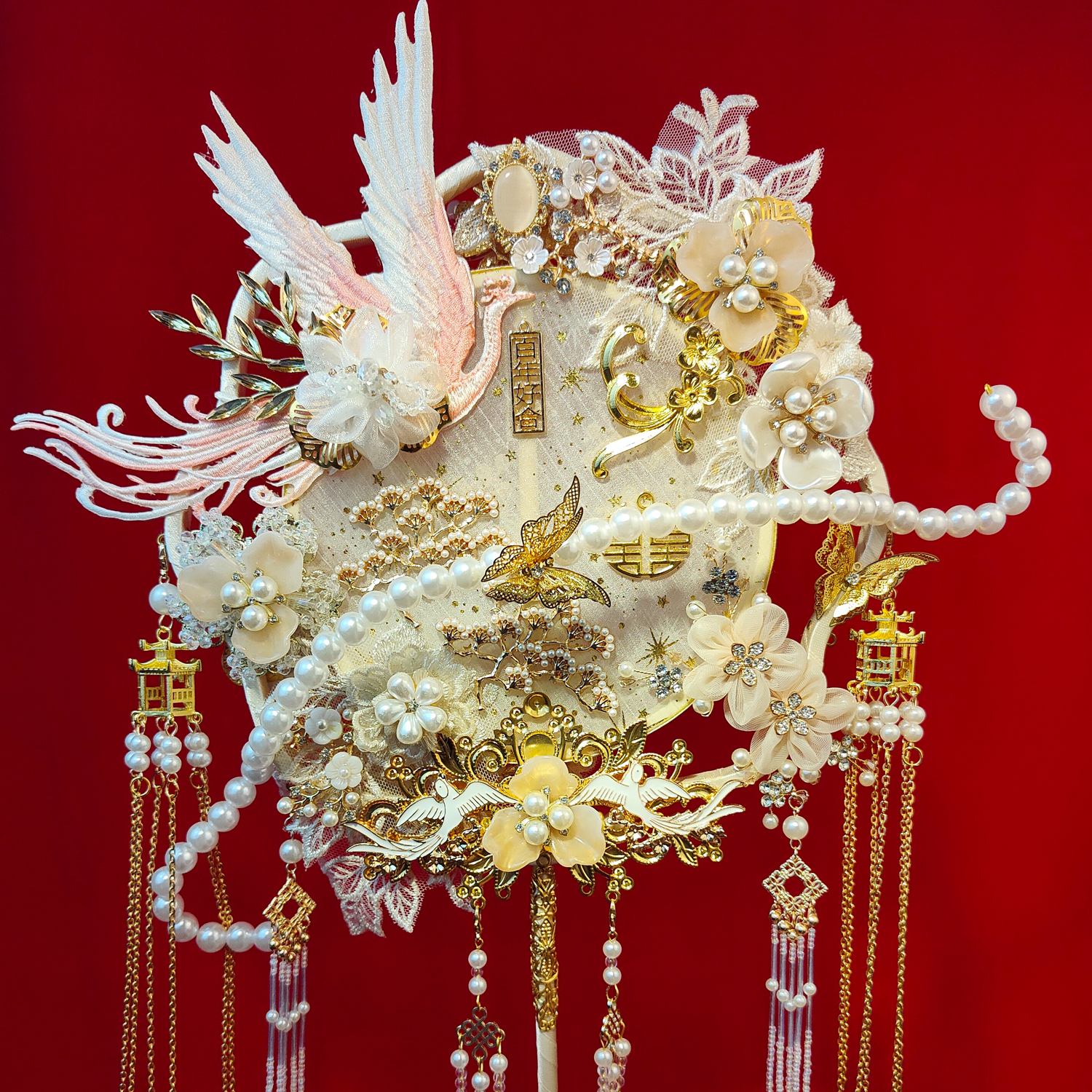 双面成品中式手工古风材料包diy