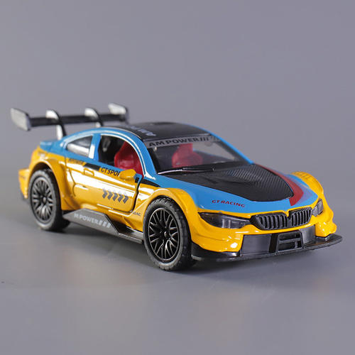 宝马M4赛车模型儿童合金