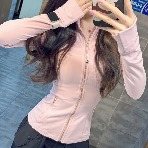 1比1平替definc瑜伽服磨毛外套女