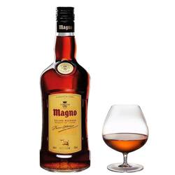 西班牙Magno Sherry Brandy马格努珍藏雪莉白兰地礼盒装700ML/1L