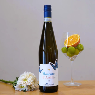 意大利圣蝶庄园莫斯卡托阿斯蒂Asti低醇甜白起泡酒2023年份750ml