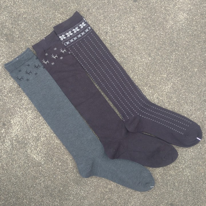 销售男女36-40码39-42码棉质及膝长筒袜子