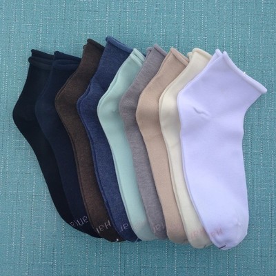 处理销售男女36-40码棉质松口短筒袜子