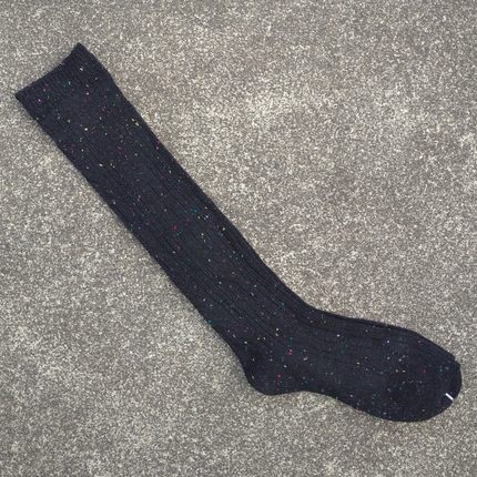 微瑕处理女35-38码彩棉保暖及膝长筒袜子