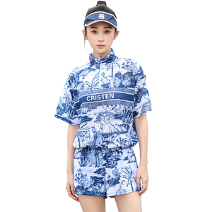 泳衣女保守分体2025新款爆款高级感显瘦遮肉三件套带罩衫防晒泳装