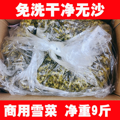 新品商用雪菜整箱10斤酸菜装新鲜雪里红咸菜腌制包子馅雪里蕻