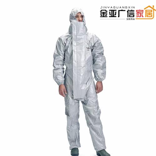 杜邦F级连体Tychem6000 防酸碱防有机溶剂防化服工业连体