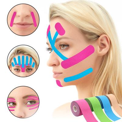 2.5CM*5M Kinesiology Tape For Face V Line Neck Eyes Lifting