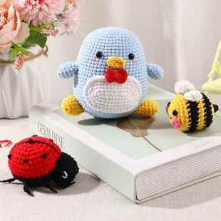 Sewing Crochet Handmade Penguin Doll Beginners DIY For Kit