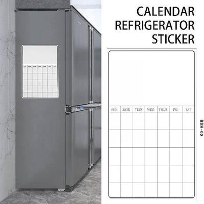 New Magnetic Clear Acrylic Calendar Board Reusable Time