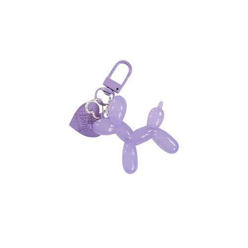 Fashion Keychain Punk Jelly Balloon Dog Keycha for Women Bag