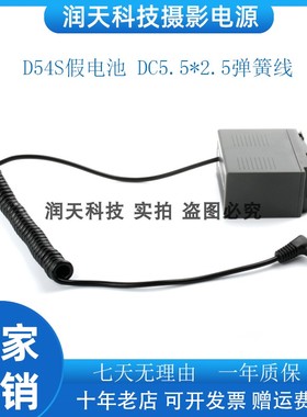 适用松下NV-MX2500 MX350/A/B MX5假电池D54S外接电源DC5.5弹簧线