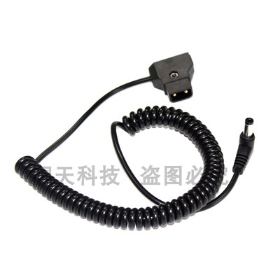 D-TAP BMCC 4K摄像机电源供电线BMPC B口转DC5.5*2.1弹簧线 DC线