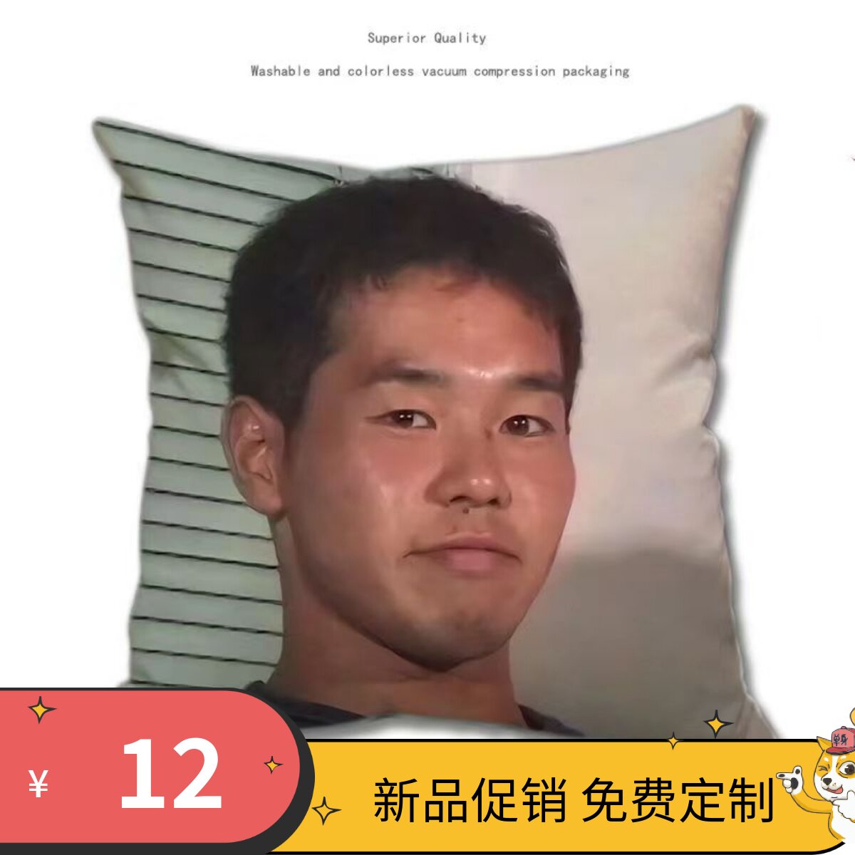 野兽先辈抱枕田所浩二恶靠垫枕头周边恶搞礼物送人定制摆件杰哥_虎窝淘