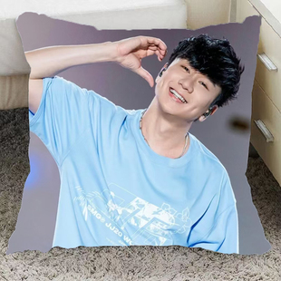 林俊杰周边抱枕双面定制靠枕公仔玩偶娃娃送女朋友闺蜜生日礼物