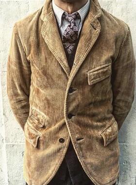 2025新款独立站欧美 跨境爆款男装 休闲纯色开衬外套coat overcoa