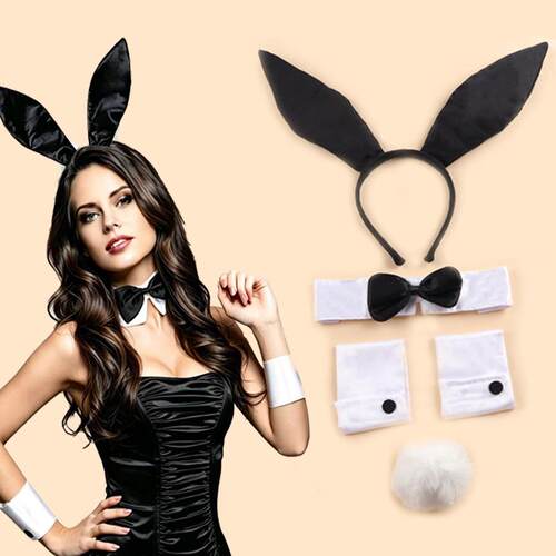 The cute and pure ear set with a big ear hair band for the b