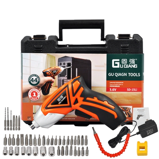 家用3.6V锂电充电式电动螺丝刀工具套装迷你电钻螺丝批批头套件