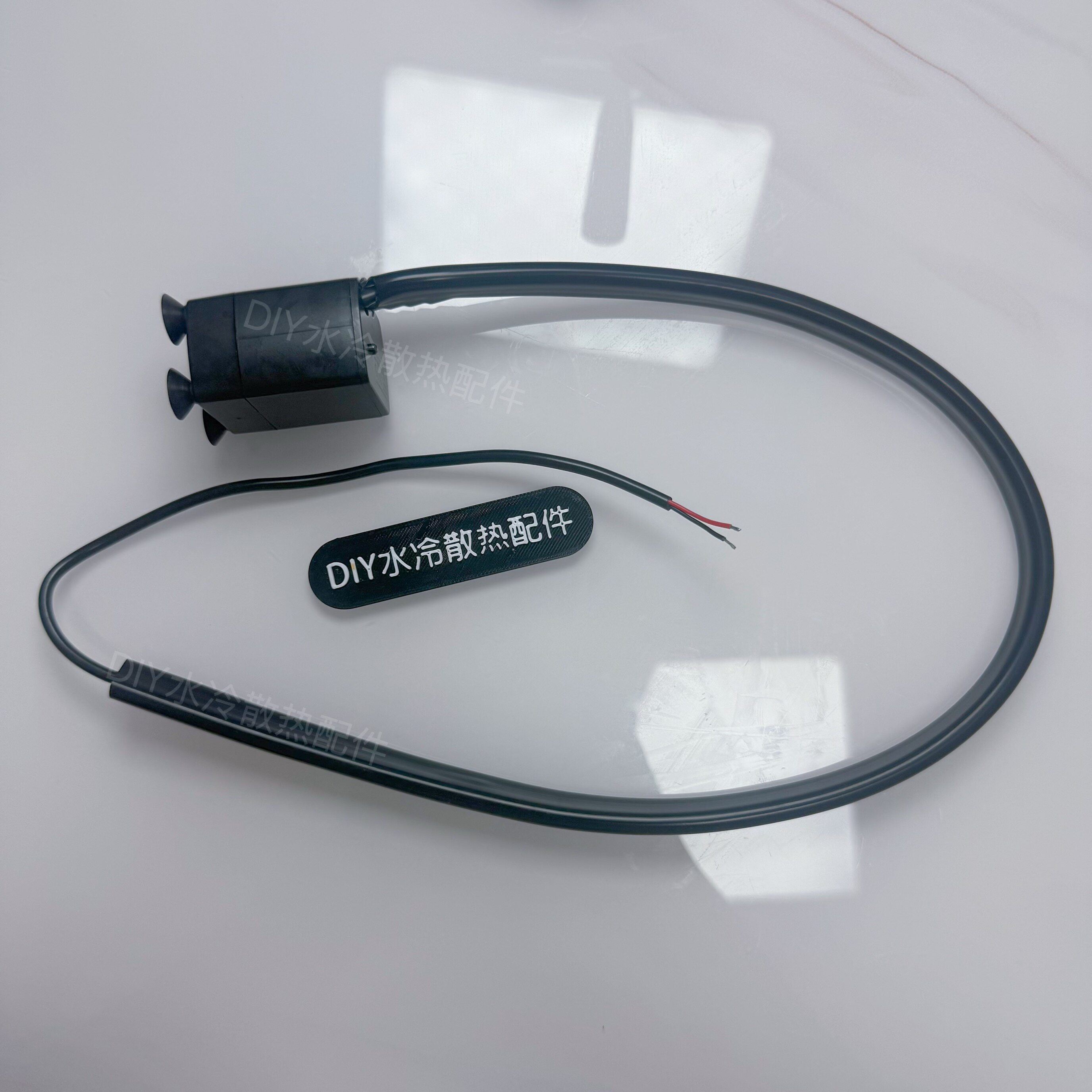 潜水泵流水静音12v6w微型鱼缸喷泉盆景风水轮家用循环系统循环泵