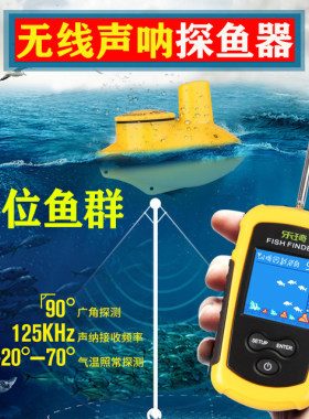 探鱼器高清钓鱼探测器摄像头