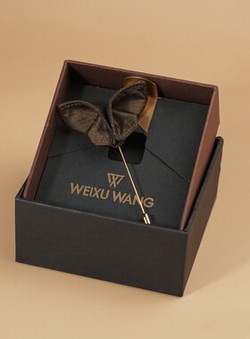 WEIXUWANG蝴蝶胸针手工缝制