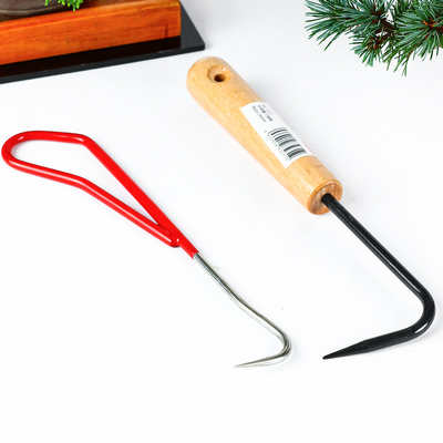 钩不锈钢掏根草绿园艺盆翻盆刀植换根拔工具换盆护根盆景单齿用品