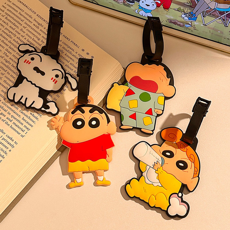 可爱蜡笔小新行李牌旅行箱吊牌行李箱挂牌登机托运牌包包防丢挂件