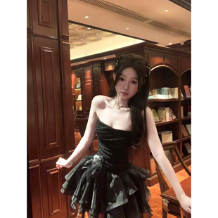 香肉肉 原创猫耳朵设计公主蓬蓬裙 猫女星纱