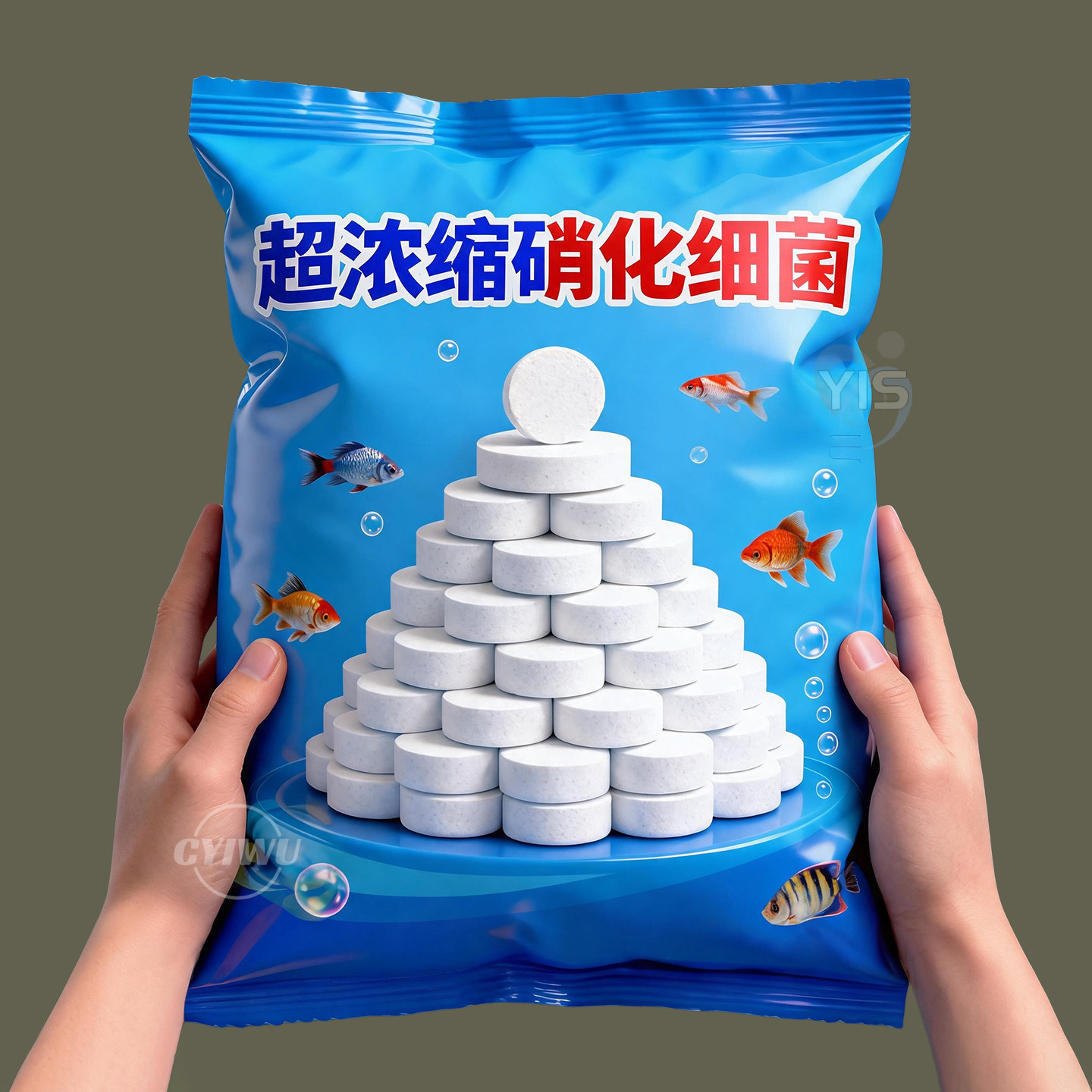 超浓缩硝化细菌片净水分解去异味