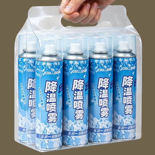 夏季运动军训瞬冷降温喷雾