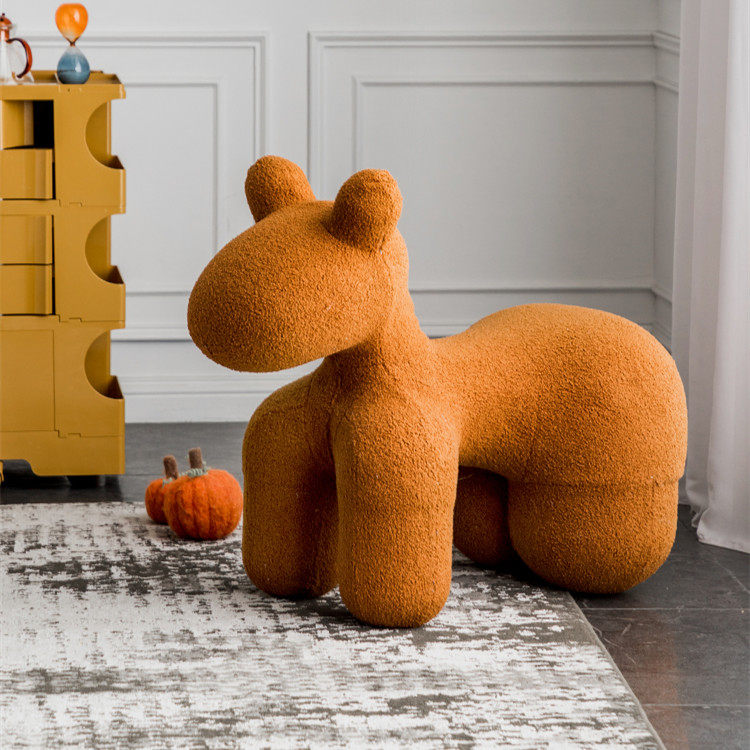 北欧风儿童椅卡通动物小马座椅家用凳子可爱创意网红椅子塑料坐凳,住宅家具,儿童凳,淘宝优惠券,粉丝福利购,淘宝优惠卷