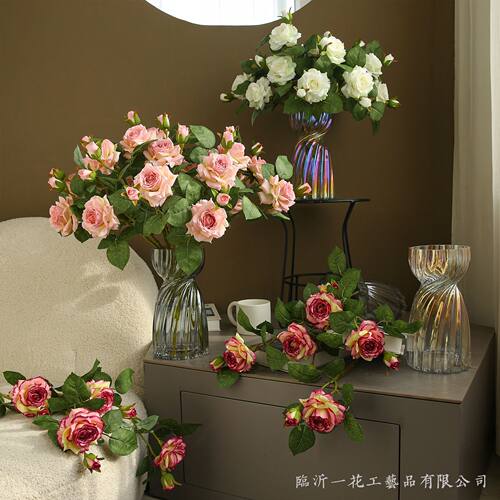 仿真花芬芳玫瑰家居花艺