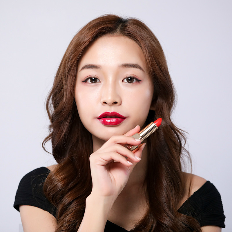 伊卡露诗金典蜜恋樱桃唇膏咬唇妆雾面哑光口红复古红保湿官方正品