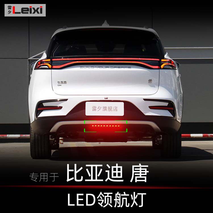 适用于比亚迪唐新能源EV DMI DMP改装领航灯爆闪巡航灯呼吸后杠灯