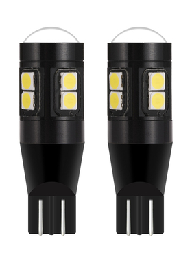 T10汽车小灯新款led示宽灯W5W高亮透镜行车灯通用冰蓝改装日行灯