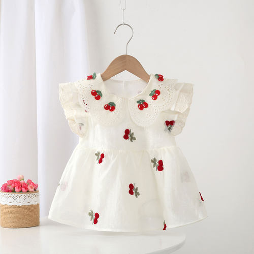 包屁裙女婴儿夏薄款无袖公主裙