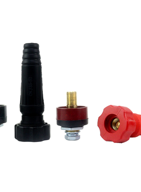 新款货车驻车空调插头快速接头对接保险汽车载空调发电机电源连接