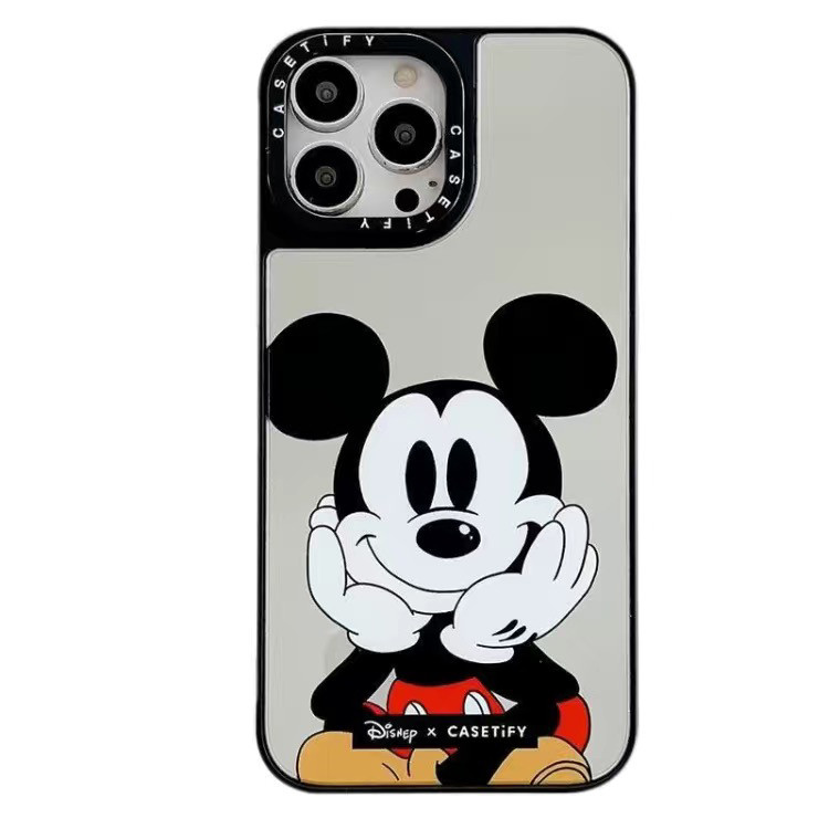 casetify米奇老鼠化妆镜面苹果iphone14 promax 手机壳15pro 12/13/11